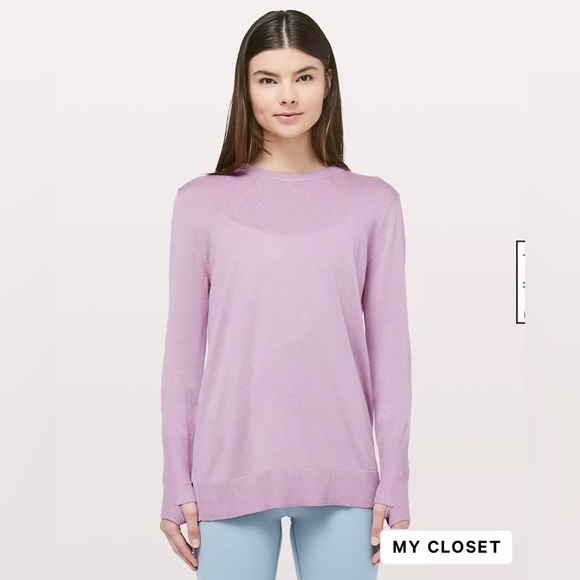 Lulu Lemon Cotton Yoga Sweater - Picture 1 of 6